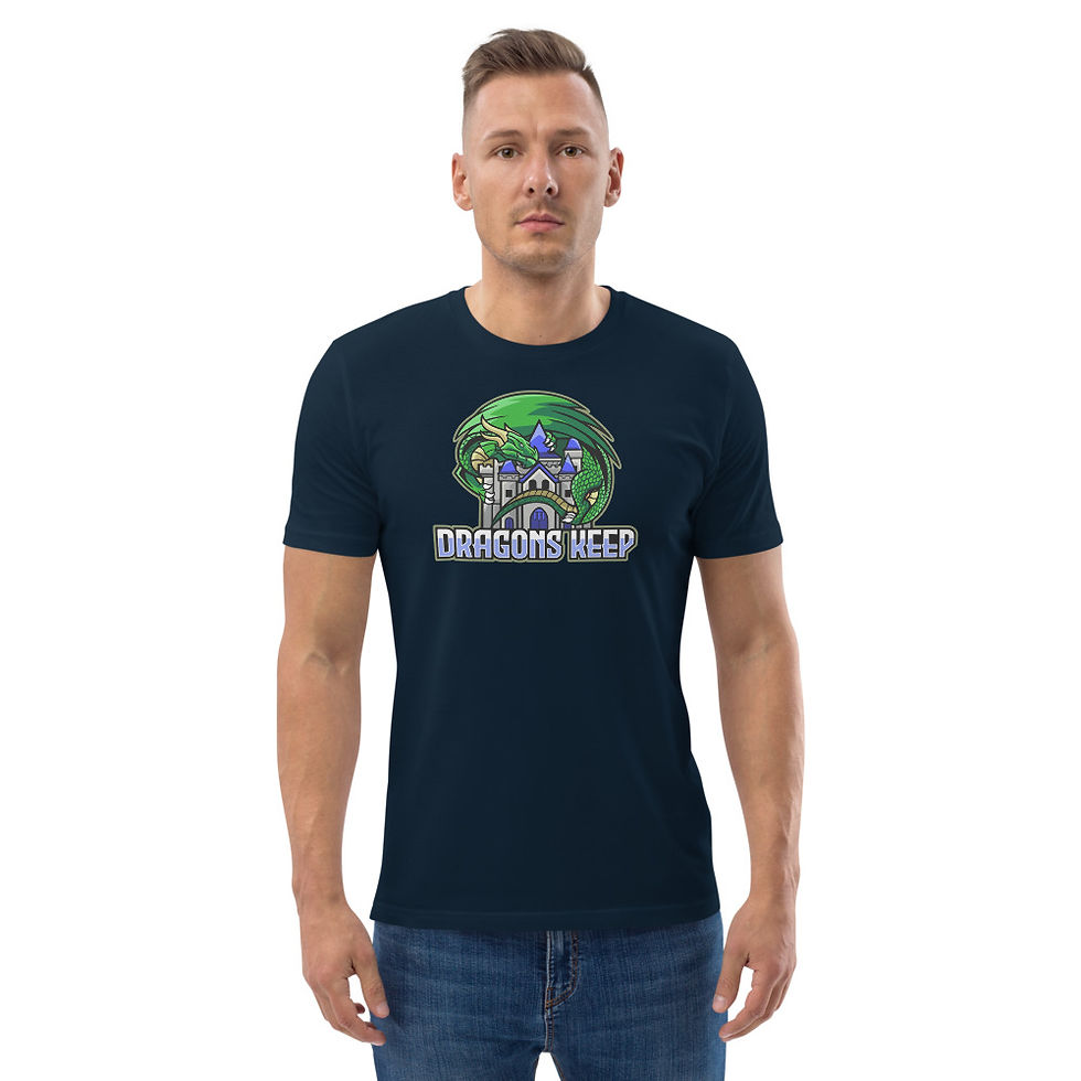 Thumbnail: Unisex organic cotton T-shirt (Mascot Logo) - Soft & Tailored Fit