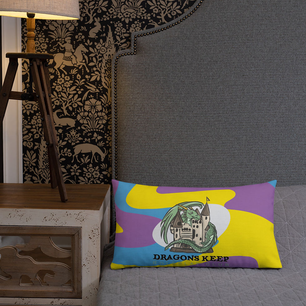 Thumbnail: Premium Pillow Purple Swirl