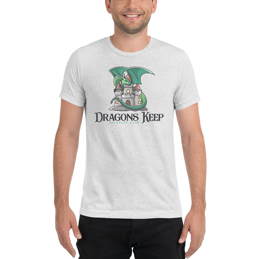 Thumbnail: Unisex Tri-Blend T-shirt (Cute Logo) - Super Soft & Tailored Fit