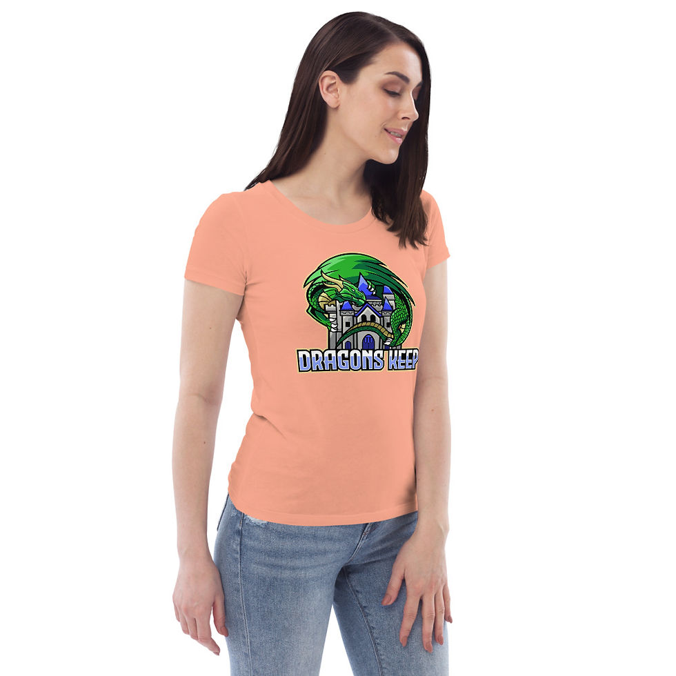 Thumbnail: Women's Organic T-Shirt (Mascot Logo) - Soft & Tailored Fit