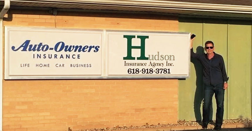 James/Jimmy Hudson by Business Sign.
