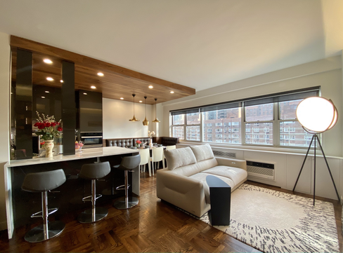 Interior design of an apartment in Manhattan