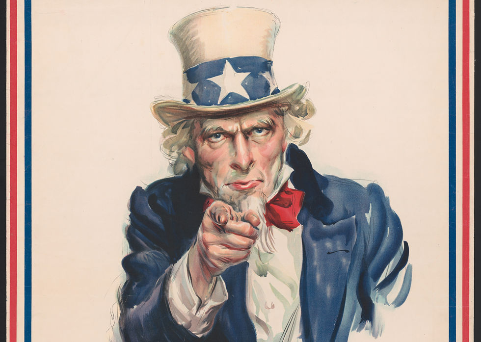 Image of Uncle Sam from a US Army poster