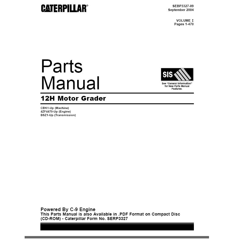 Miniatura: 12H CATALOGO EM PDF-PEÇAS-MOTONIVELADORA-CATERPILLAR 12H