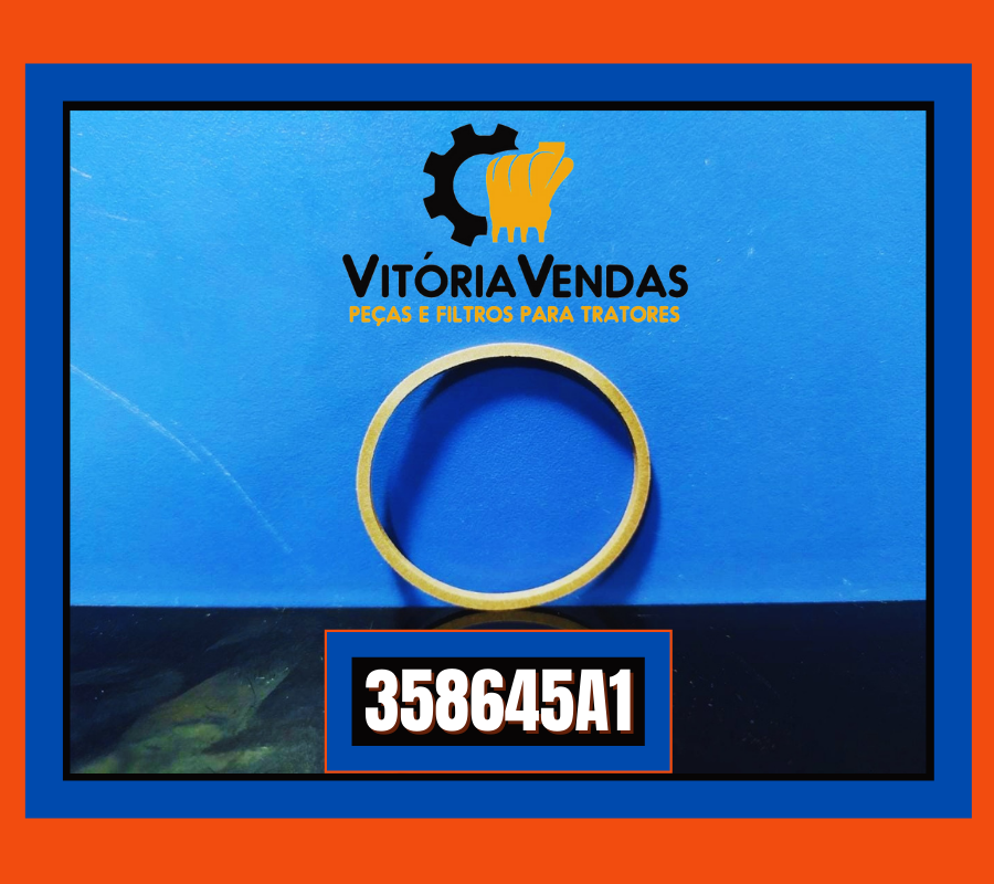 358645A1 ANEL TEFLON TRANSMISSÃO CASE-580H,SH,580M
