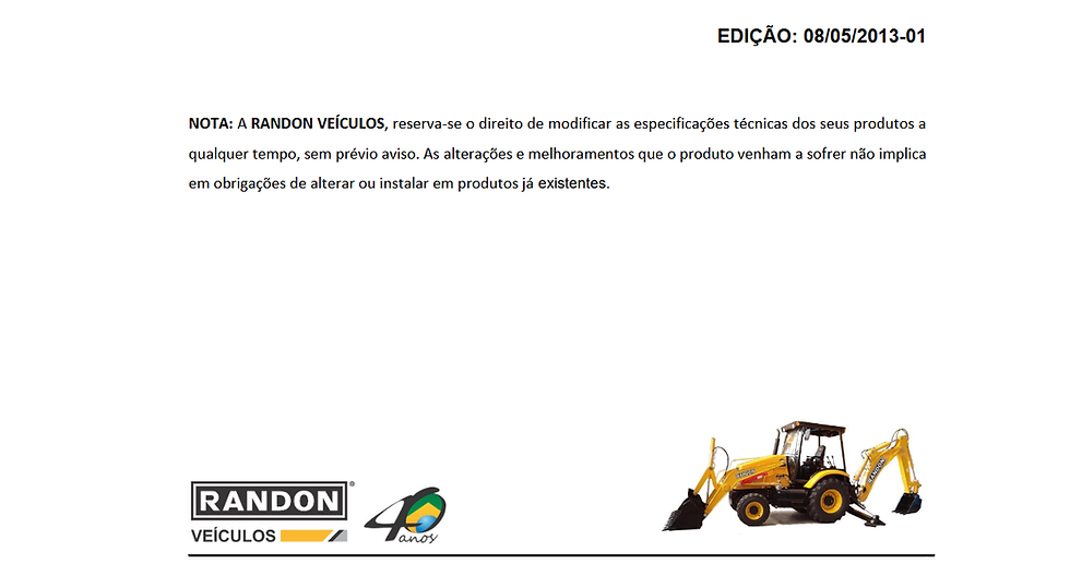 Miniatura: RK406 CATÁLOGO DE PEÇAS EM PDF RETROESCAVADEIRA RANDON