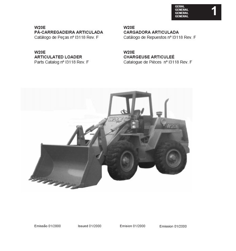 Miniatura: W20E CATALOGO DE PEÇAS EM PDF CASE PÁ CARREGADEIRA