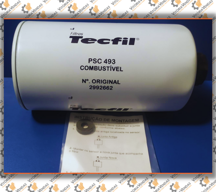 Miniatura: PSC493 FILTRO COMBUSTIVEL 87435525-P550904-FS19821-BF1365-87435525-WK950/19