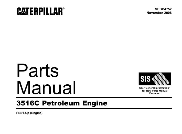Miniatura: 3516C CATALOGO DE PEÇAS EM PDF-MOTOR CATERPILLAR