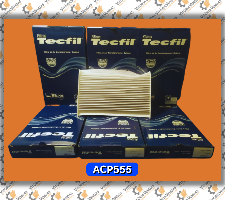 ACP555 KIT C/ 6 UNDS FILTRO DE AR CONDICIONADO 272774813R-AKX1396-FAC555-CF11586