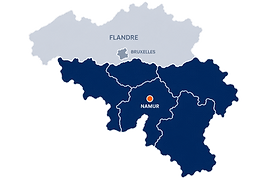 carte de Wallonnie