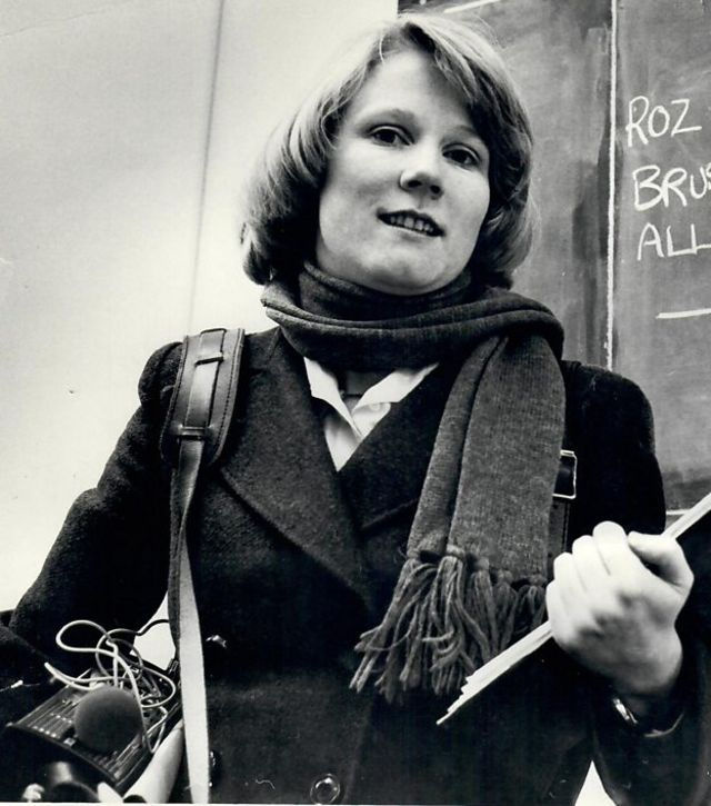 La periodista de la BBC Rosalind Morris