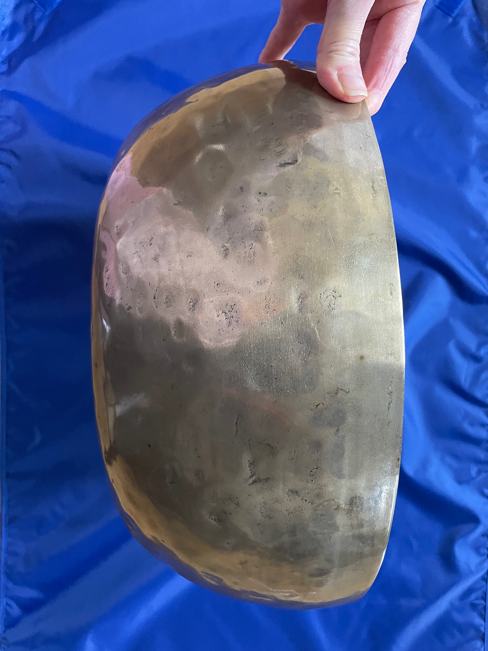 Miniature : Bol tibétain frappé à la main - 14 pouces - C#