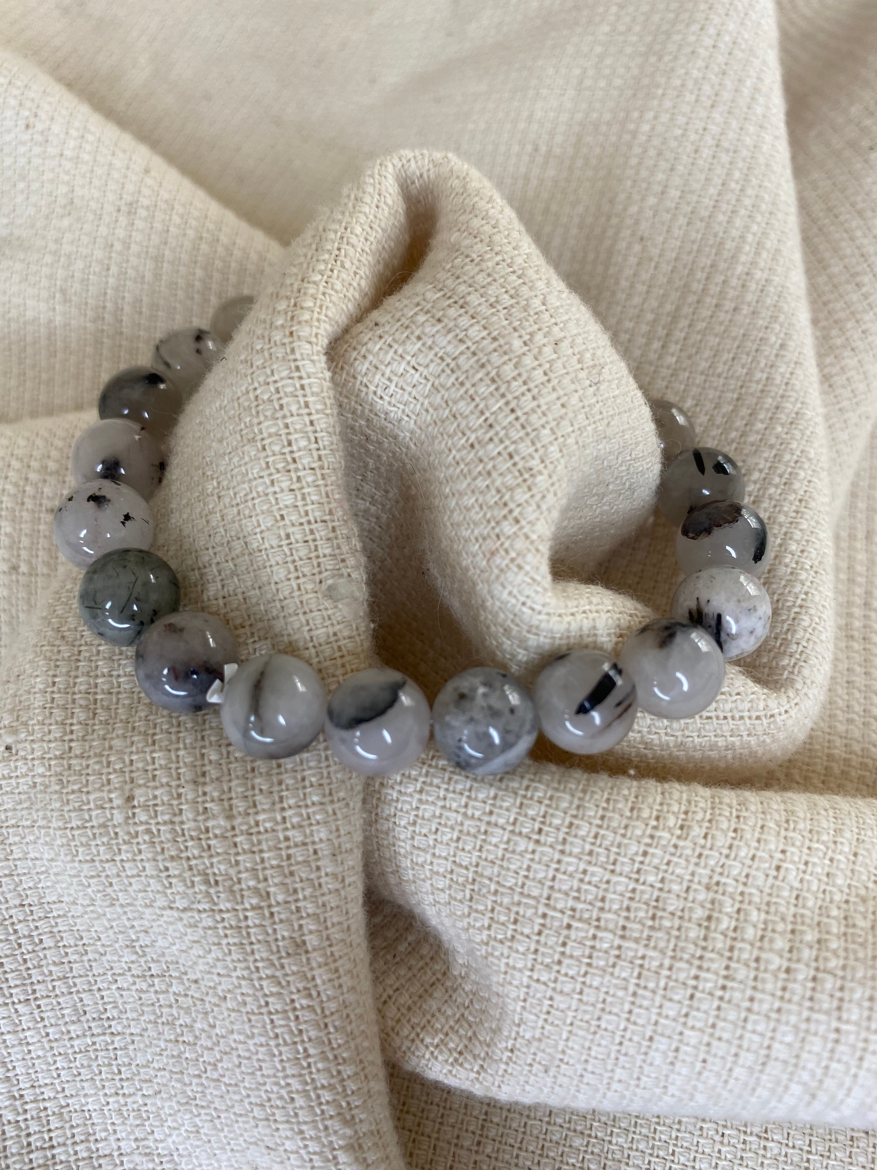 Bütünlük Taşı Rutilli Kuvars Bileklik