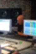 Recording at John Parr's Studio