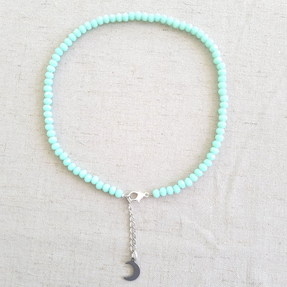 Miniature : Collier  Luna Lagune