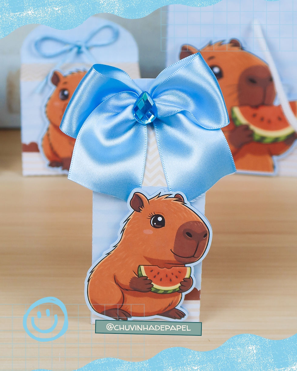 Miniatura: Kit Digital Capivara Azul