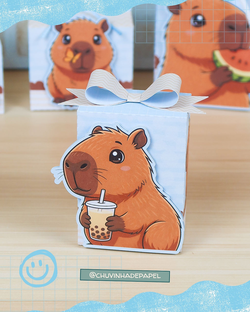 Miniatura: Kit Digital Capivara Azul