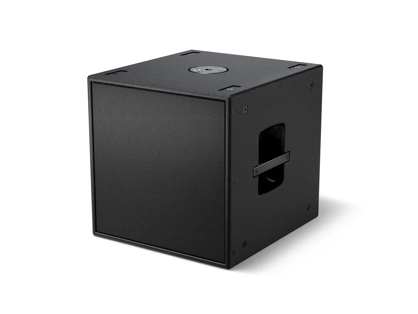 Caisson de basse Bose AMS115 Compact professionnel de face vers la gauche