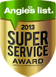 Angies List 2013 super service award