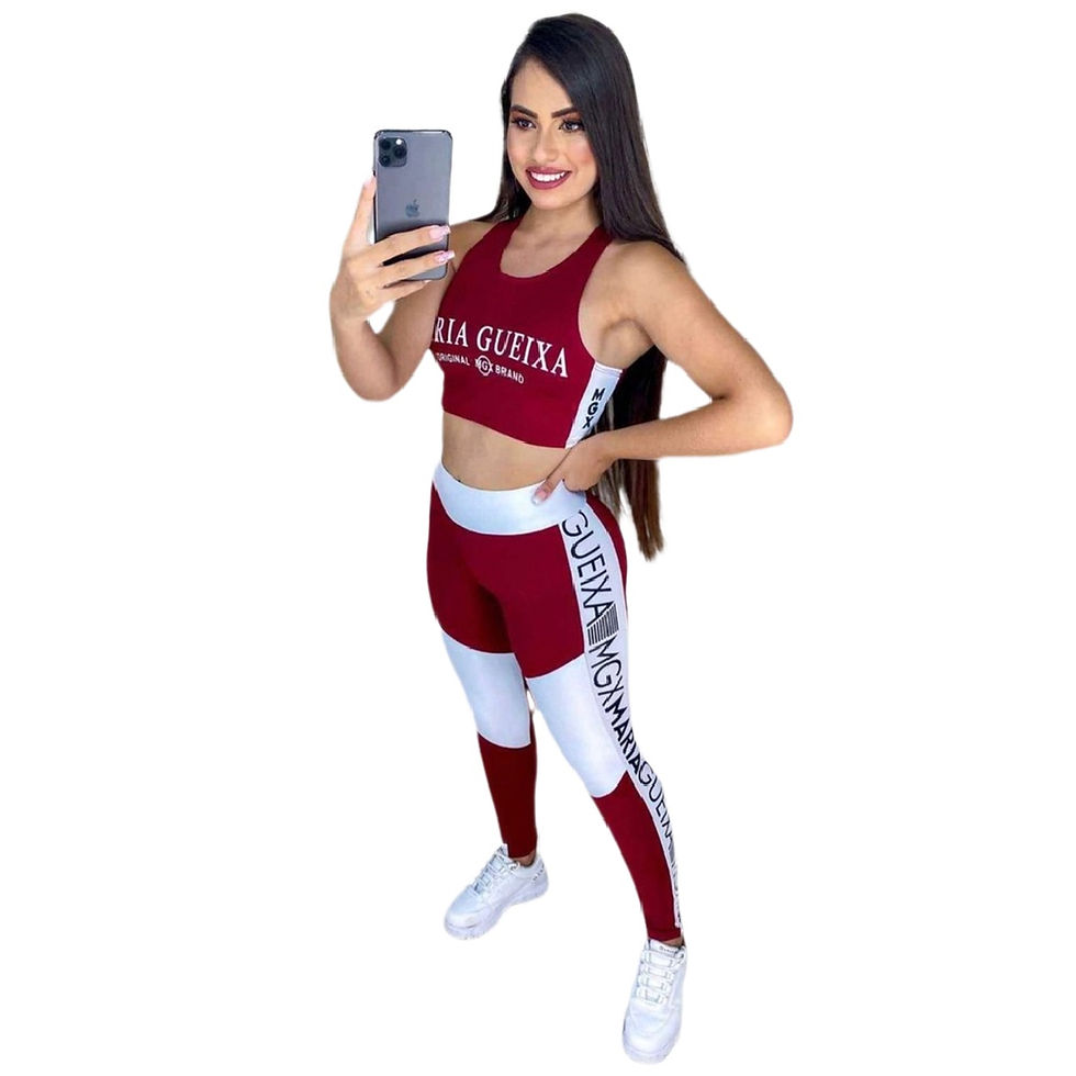 Miniatura: Conjunto Maria Gueixa Calça + Cropped