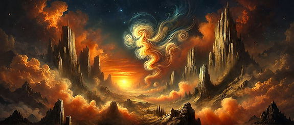 DALL·E 2025-02-03 14.23.31 - A surreal and dramatic painting depicting an ancient form of