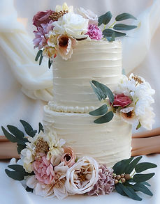 6'' 8'' Tiered Wedding Cake