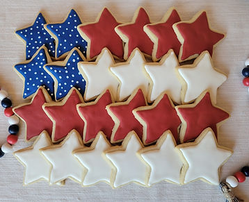 American Flag Sugar Cookeis