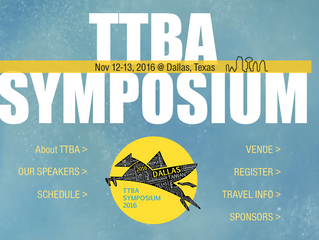 2016 TTBA Symposium
11/12-13 @UTSW, Dallas, TX.