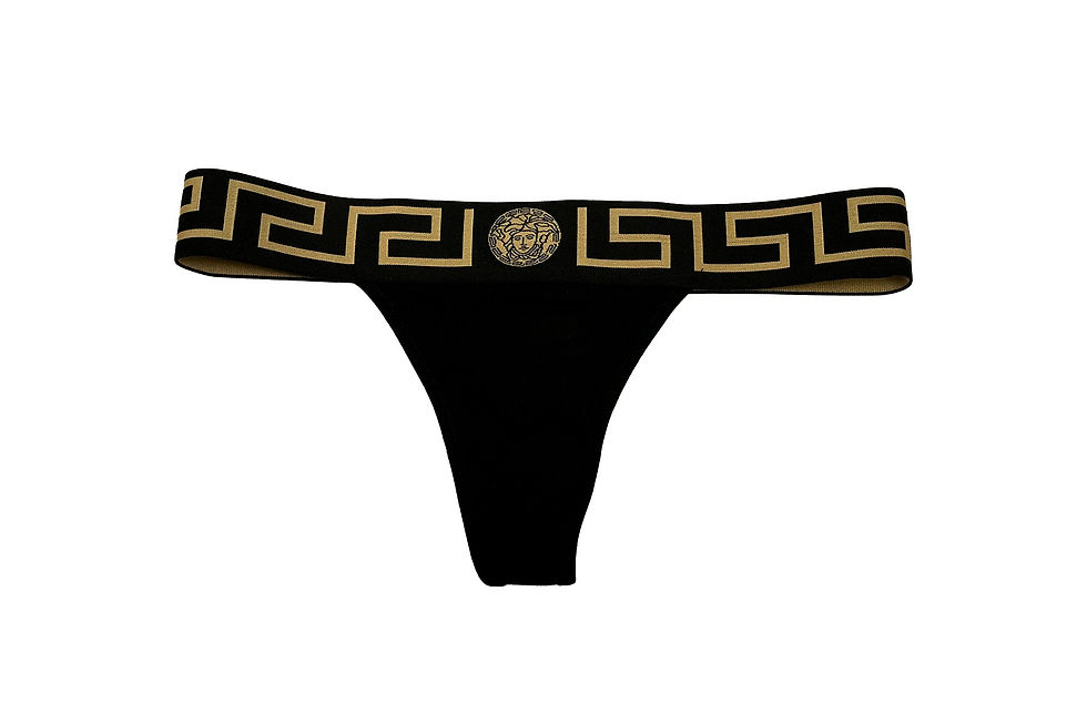 Used Black Thong