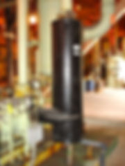 Replacement HDPE Liquid ring vacuum pump silencer and muffler. Replacement for Vanec, Burgess Manning, and others