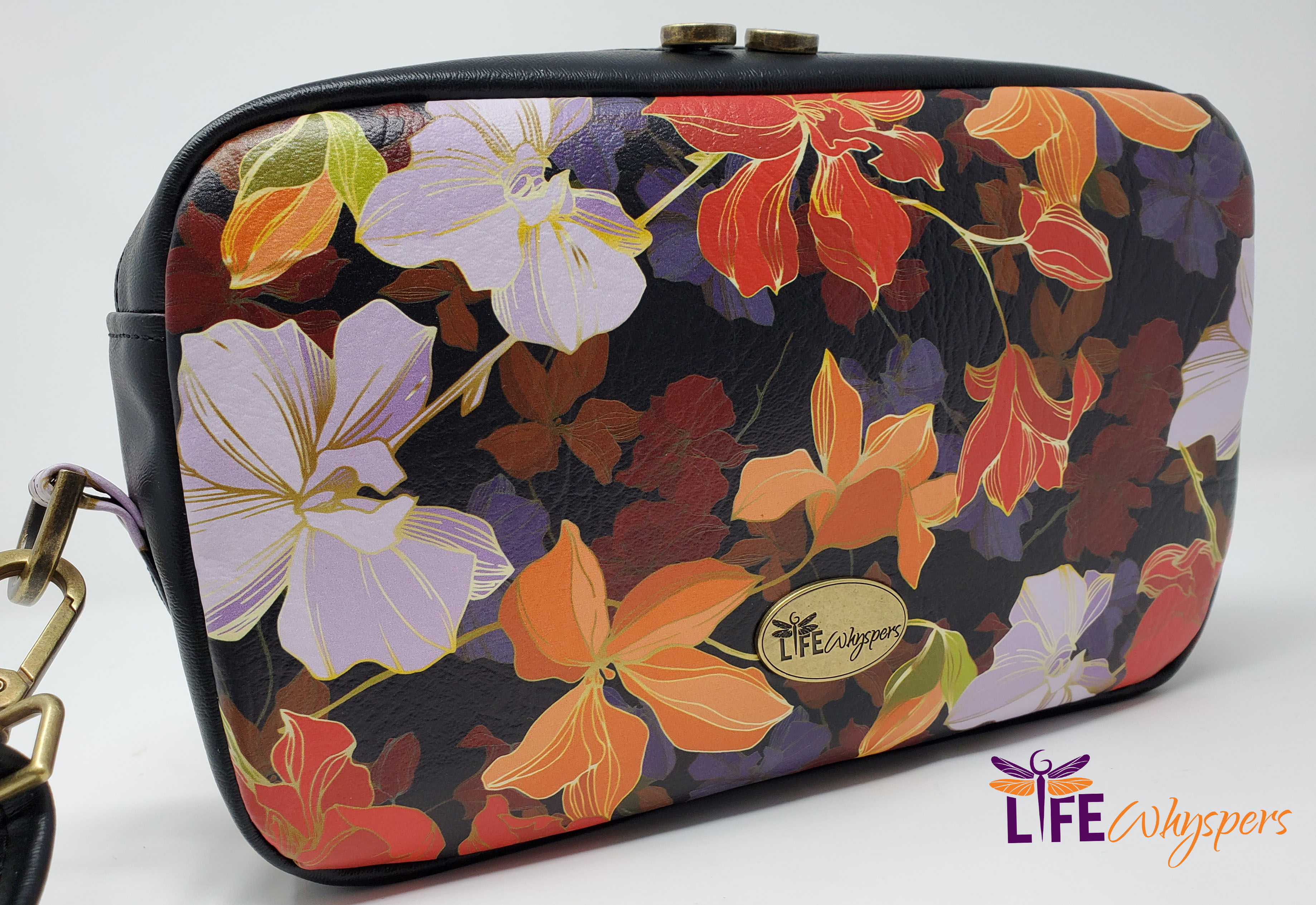 Autumn Blossoms Crossbody Bag