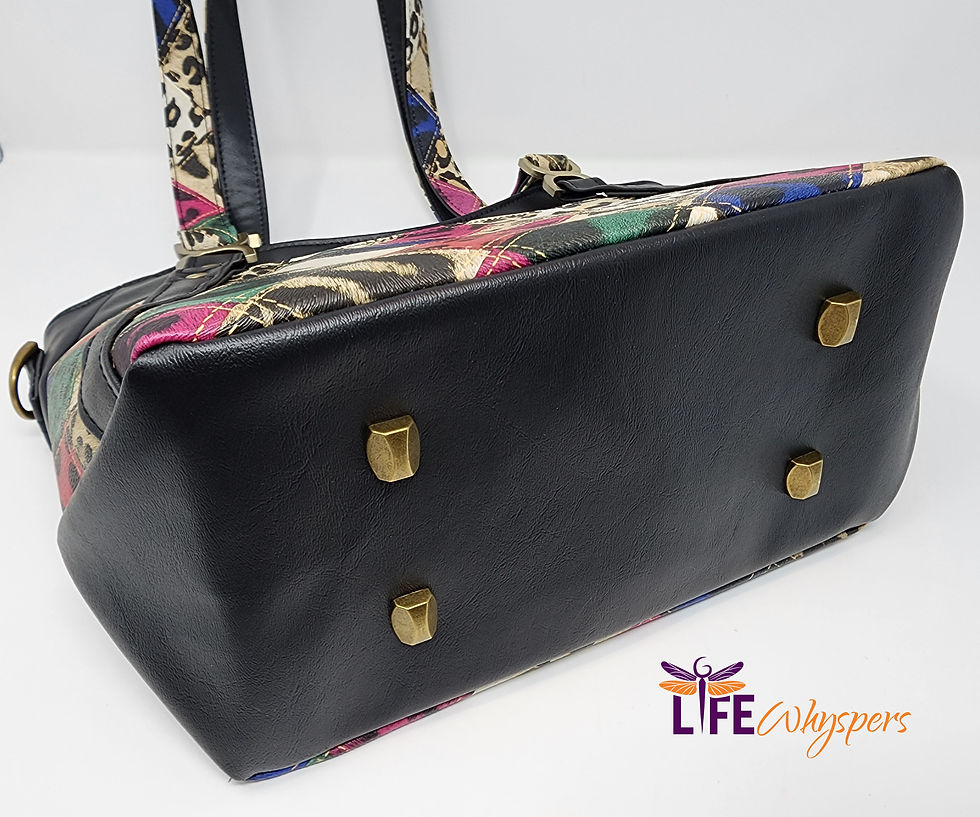 Thumbnail: Animal Print Argyle Handbag