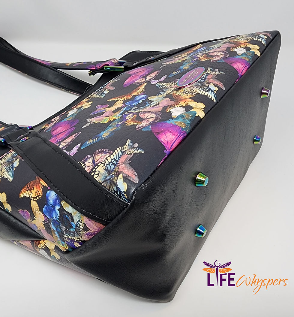 Thumbnail: Black Butterfly Handbag