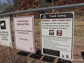Finke River Gorge National Park - 97 kms of fun 4x4
