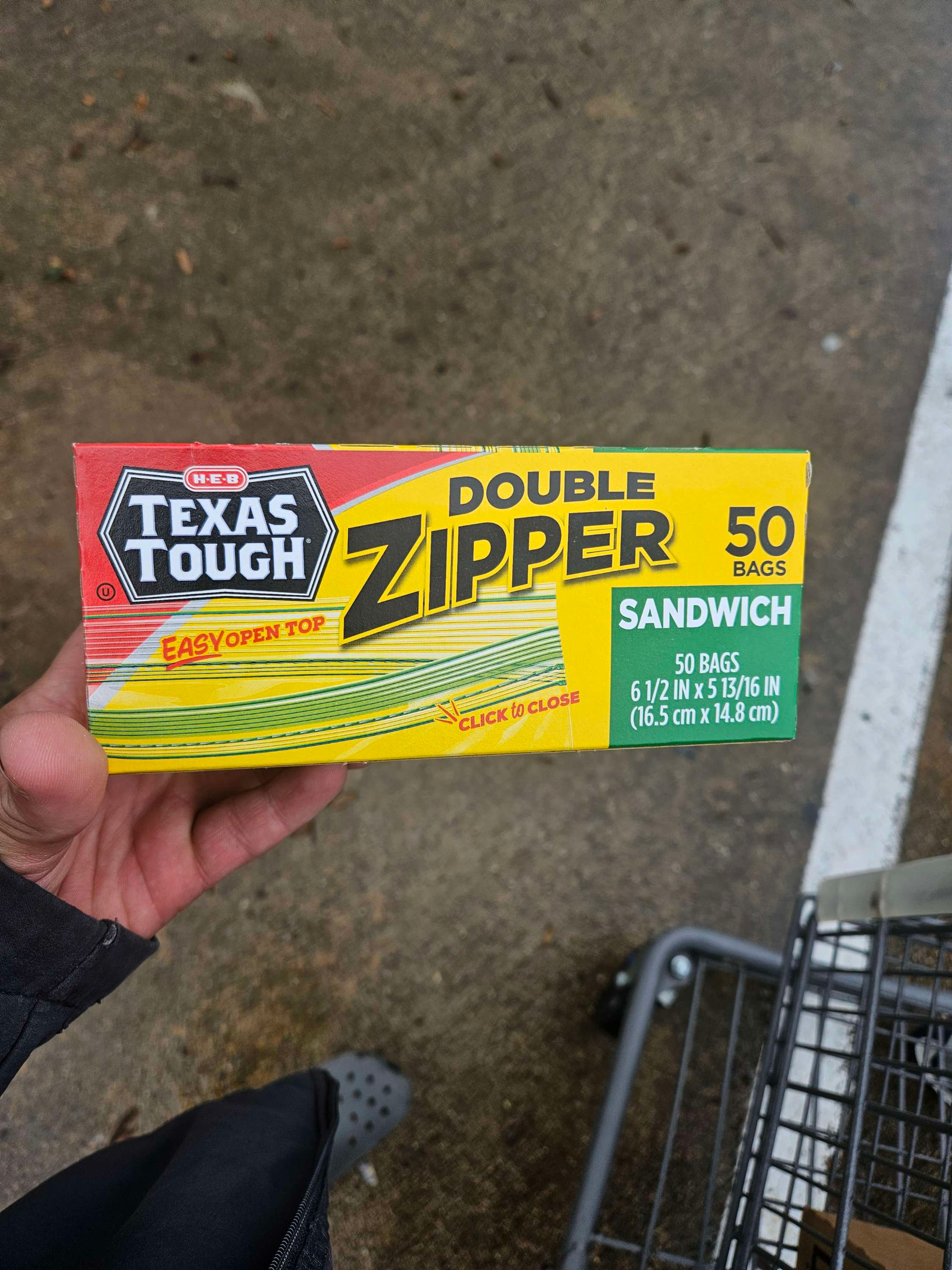 H-E-B TEXAS TOUGH Sandwich Bags 50 Count 