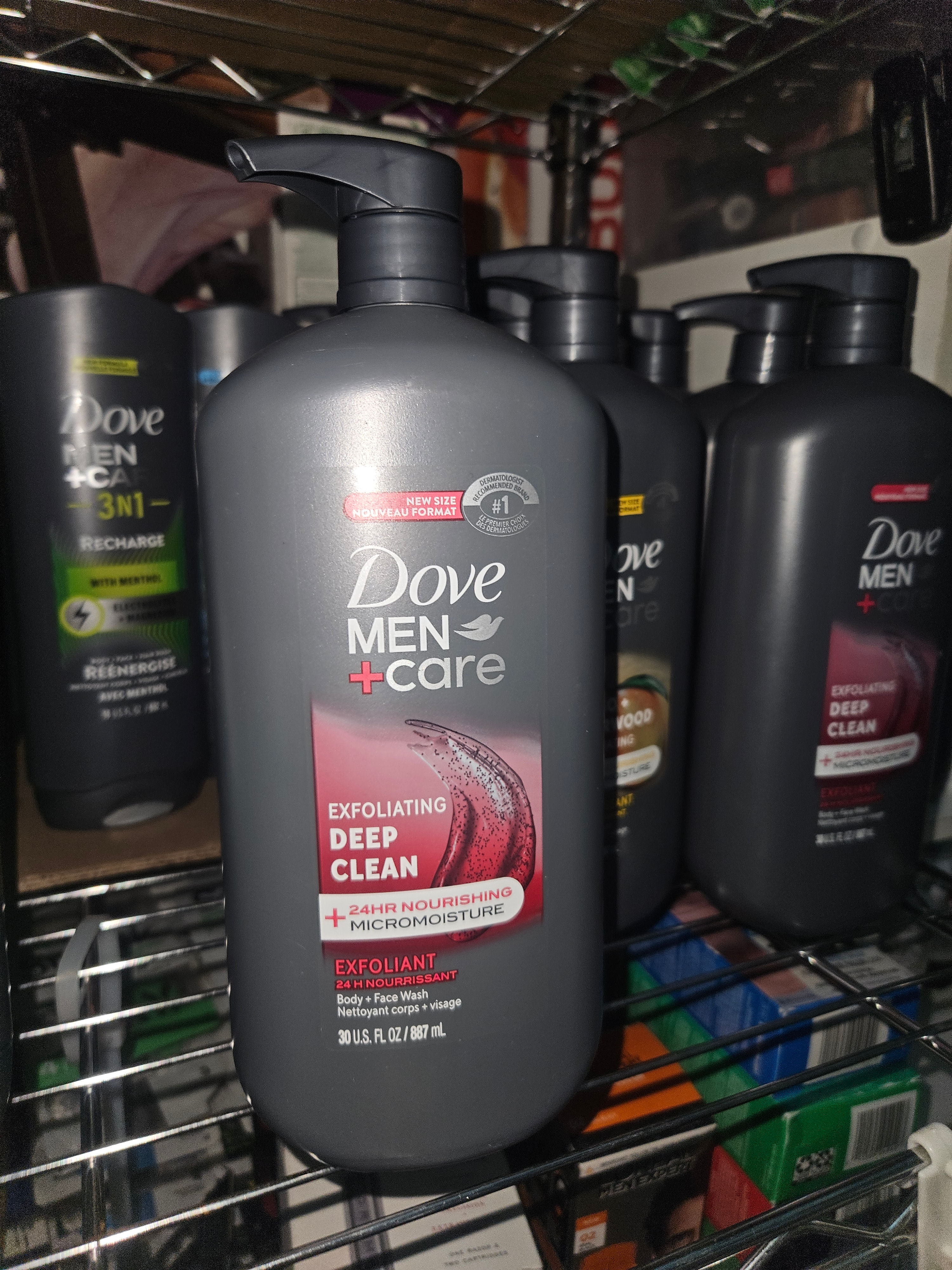 Dove Men + Care BW Exfoliating Deep Clean with Pump 30 OZ