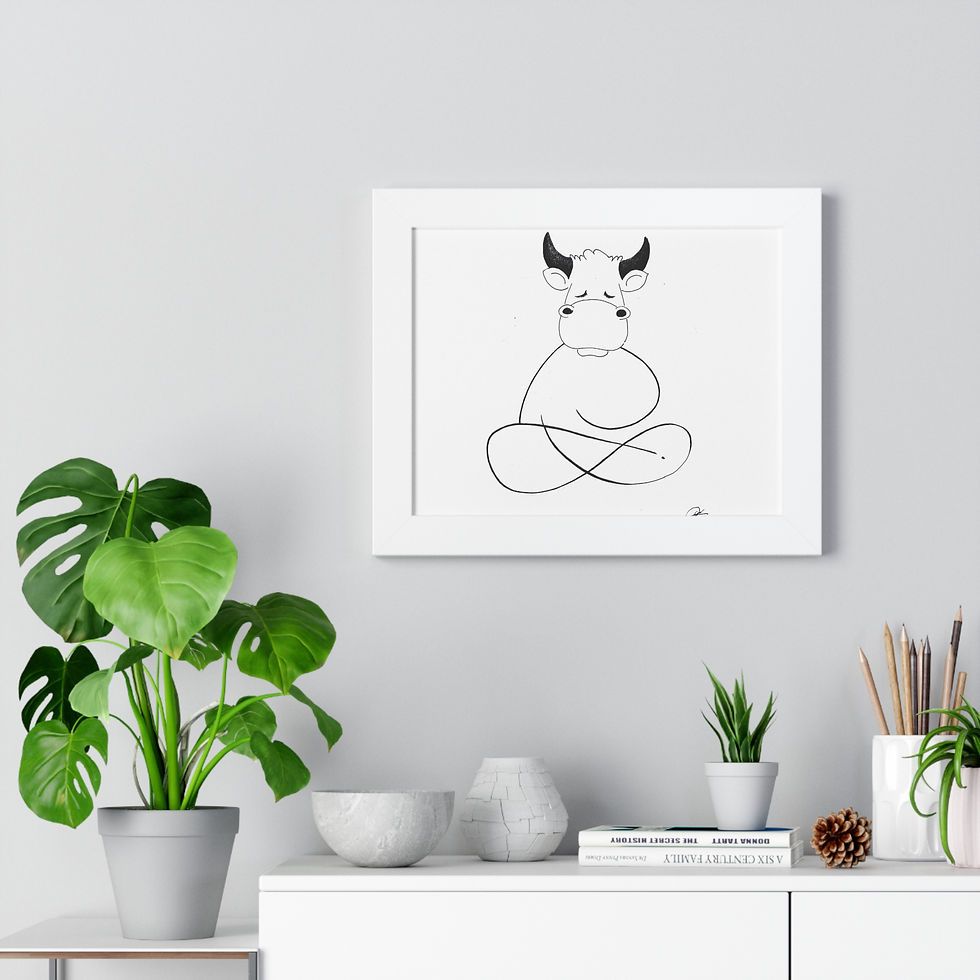 Thumbnail: The Meditating Bull Poster