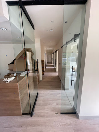 Frameless glass door Commercial