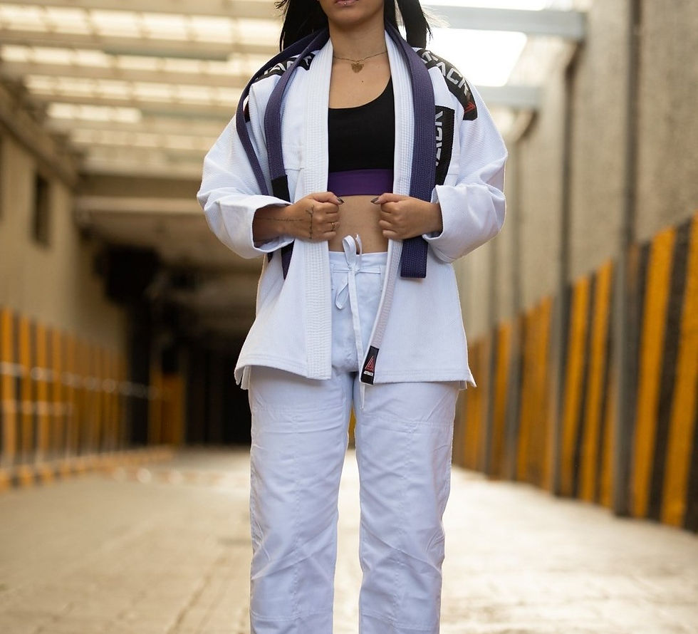 Miniatura: Kimono Trançado Adulto Branco Attack