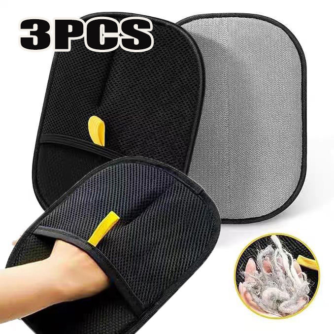 Thumbnail: Pet Hair Cleaning And Collection Gloves Pet Double-sided Multi-functional Beauty