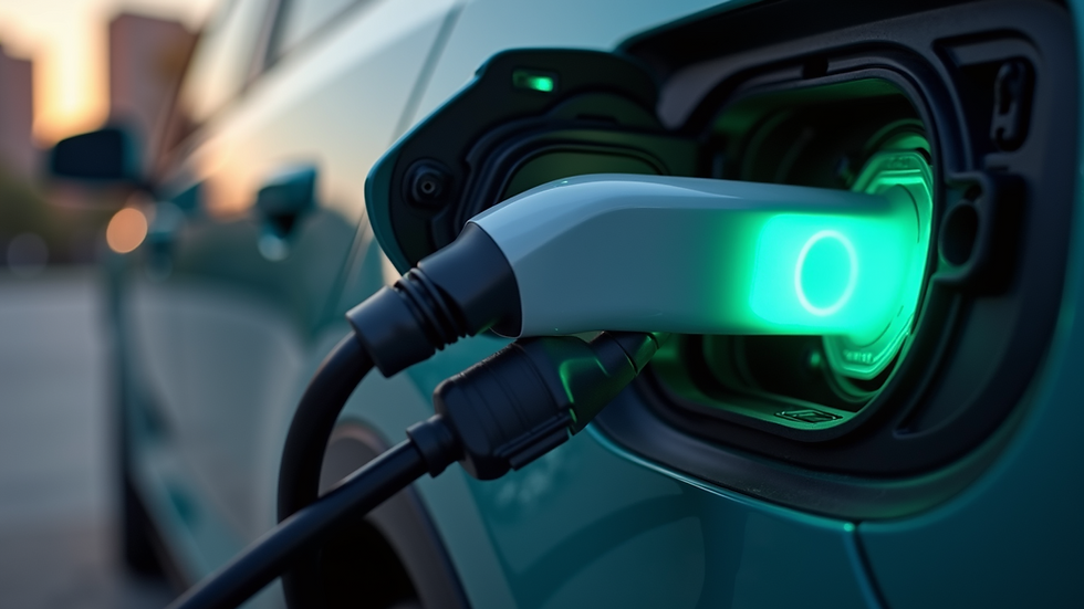 Close-up view of a high-capacity electric vehicle battery