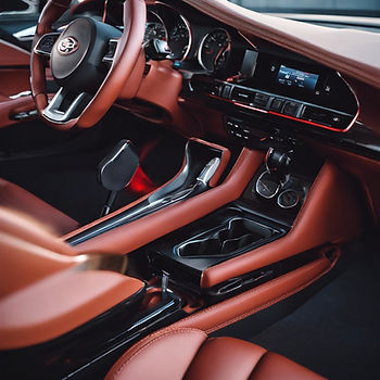 car interior-transmission
