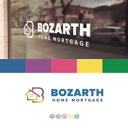 Branding design for Bozarth Home Mortgage