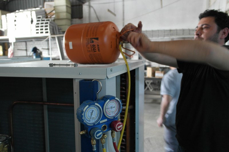 ice machine compressor hot