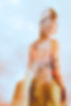 Original portrait overlay art my Mindiana Jones - Chicago building and model Janice