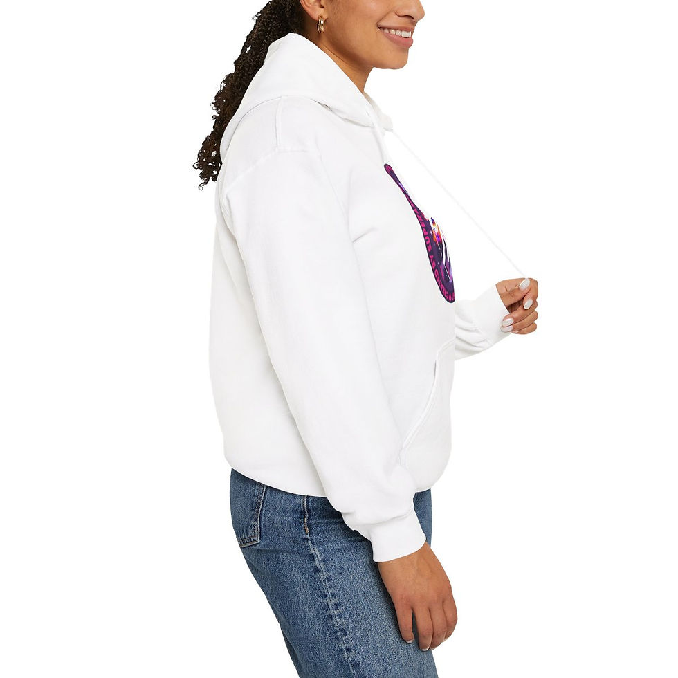 Miniatura: Unisex Hooded Sweatshirt with Augmented Reality