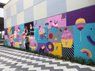 NEW MURAL FOR BUNNIECAKES