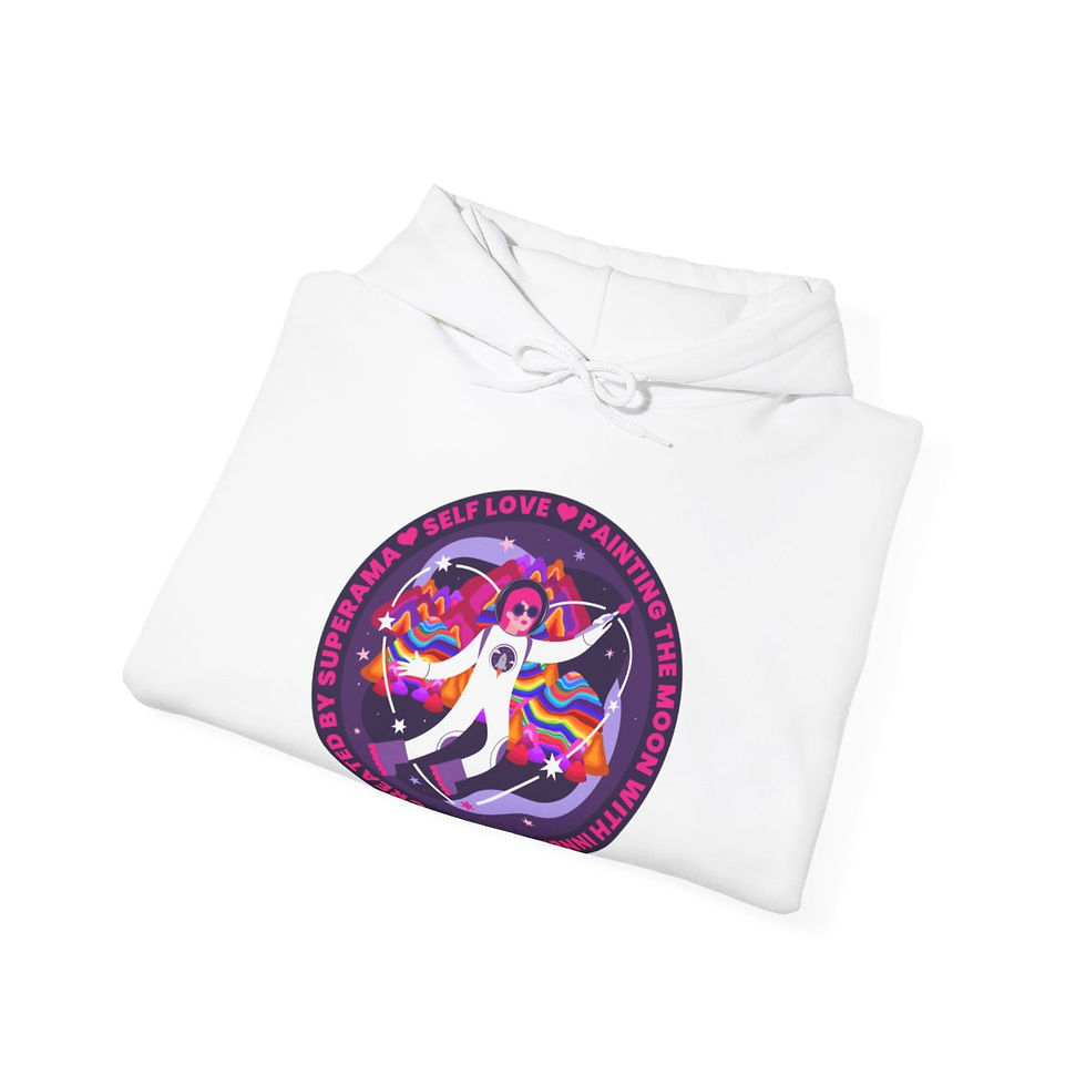 Miniatura: Unisex Hooded Sweatshirt with Augmented Reality