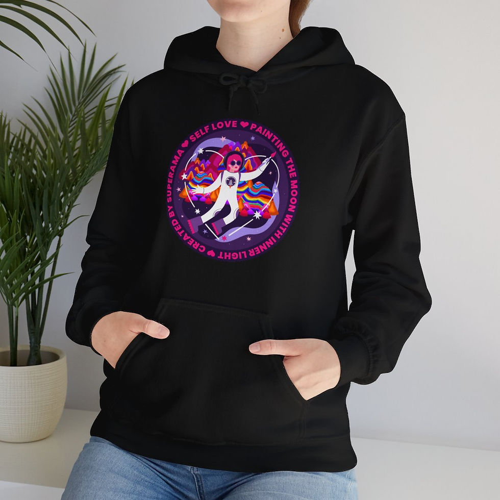 Miniatura: Unisex Hooded Sweatshirt with Augmented Reality